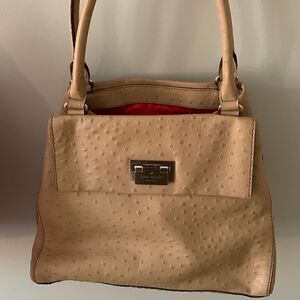 Kate Spade ostrich leather bag